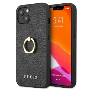 Etui Guess GUHCP13M4GMRGR Apple iPhone 13 szary/grey hardcase 4G with ring stand