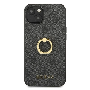Etui Guess GUHCP13M4GMRGR Apple iPhone 13 szary/grey hardcase 4G with ring stand