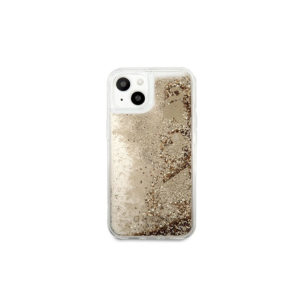 Hurtownia GSM - Etui Guess GUHCP13MGLHFLGO Apple iPhone 13 gold/złoty hardcase Glitter Charms - GUE1312GLD - {ean13} - Hurt