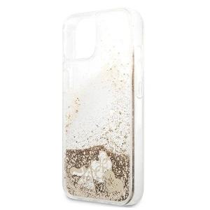 Etui Guess GUHCP13MGLHFLGO Apple iPhone 13 gold/złoty hardcase Glitter Charms