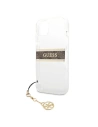 Hurtownia GSM - Etui Guess GUHCP13MKB4GBR Apple iPhone 13 Transparent hardcase 4G Brown Strap Charm - GUE1313CL - {ean13} - Hurt