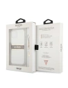 Wholesale Guess GUHCP13MKB4GBR Apple iPhone 13 Transparent hardcase 4G Brown Strap Charm - GUE1313CL - {ean13} - Hurt