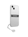 Hurtownia GSM - Etui Guess GUHCP13MKB4GGR Apple iPhone 13 Transparent hardcase 4G Grey Strap Charm - GUE1314CL - {ean13} - Hurt