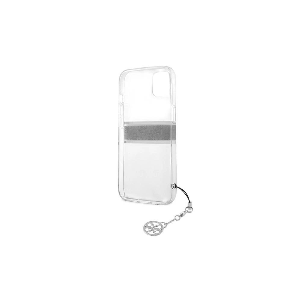 Hurtownia GSM - Etui Guess GUHCP13MKB4GGR Apple iPhone 13 Transparent hardcase 4G Grey Strap Charm - GUE1314CL - {ean13} - Hurt