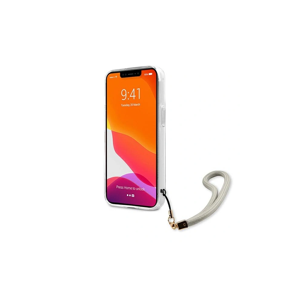 Hurtownia GSM - Etui Guess GUHCP13MKMABGR Apple iPhone 13 szary/grey hardcase Marble Strap Collection - GUE1315GRY - {ean13} - Hurt