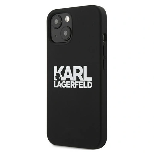 Etui Karl Lagerfeld KLHCP13MSLKLRBK Apple iPhone 13 Silicone Stack Logo czarny/black