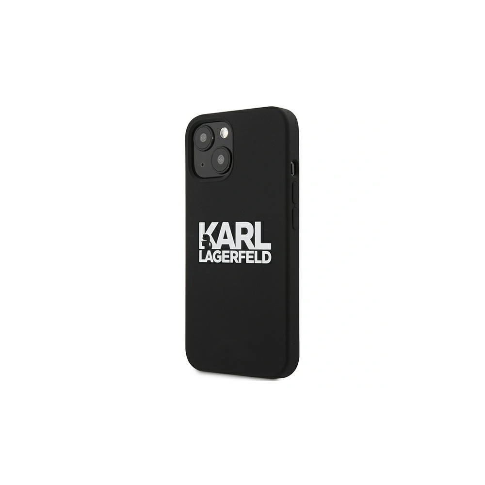 Hurtownia GSM - Etui Karl Lagerfeld KLHCP13MSLKLRBK Apple iPhone 13 Silicone Stack Logo černý/black - KLD675BLK - {ean13} - Hurt