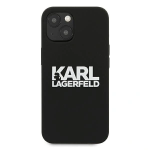 Etui Karl Lagerfeld KLHCP13MSLKLRBK Apple iPhone 13 Silicone Stack Logo czarny/black