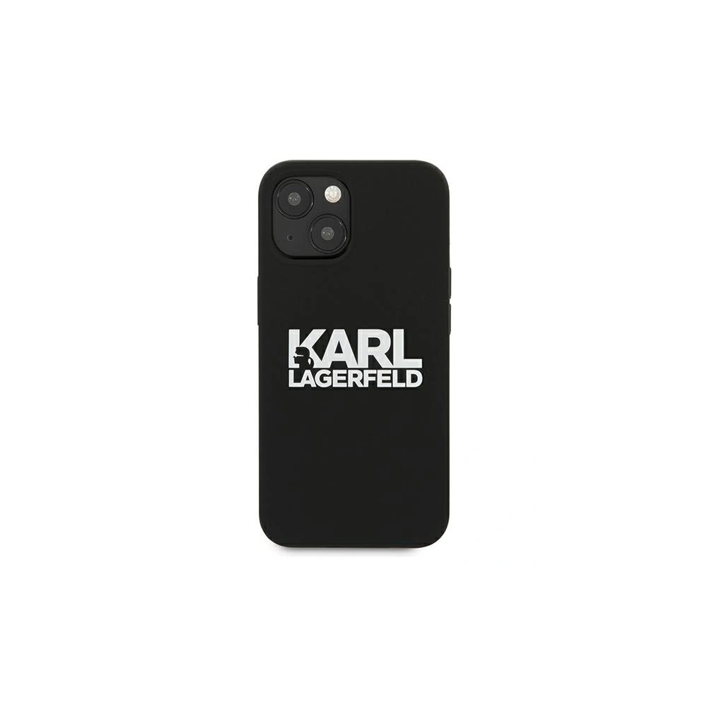 Wholesale Karl Lagerfeld KLHCP13MSLKLRBK Apple iPhone 13 Silicone Stack Logo black - KLD675BLK - {ean13} - Hurt