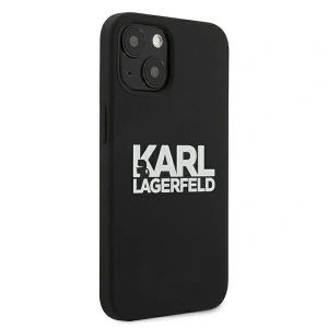 Etui Karl Lagerfeld KLHCP13MSLKLRBK Apple iPhone 13 Silicone Stack Logo czarny/black