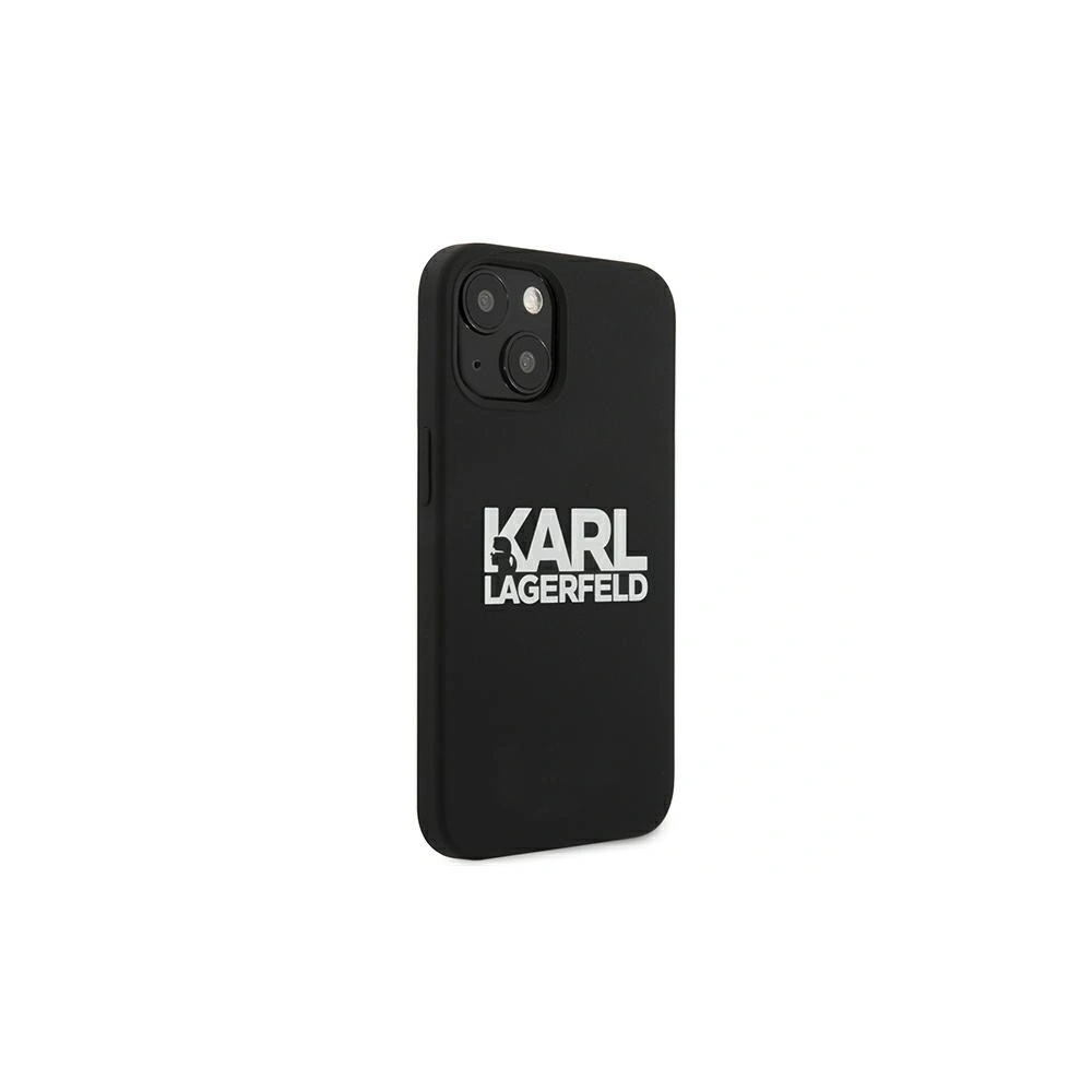 Hurtownia GSM - Etui Karl Lagerfeld KLHCP13MSLKLRBK Apple iPhone 13 Silicone Stack Logo czarny/black - KLD675BLK - {ean13} - Hurt