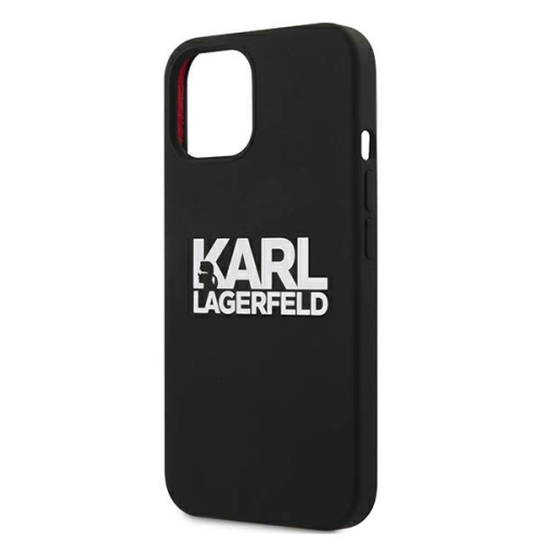 Etui Karl Lagerfeld KLHCP13MSLKLRBK Apple iPhone 13 Silicone Stack Logo czarny/black
