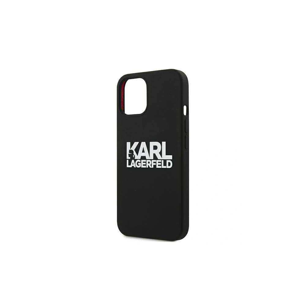 Hurtownia GSM - Etui Karl Lagerfeld KLHCP13MSLKLRBK Apple iPhone 13 Silicone Stack Logo czarny/black - KLD675BLK - {ean13} - Hurt