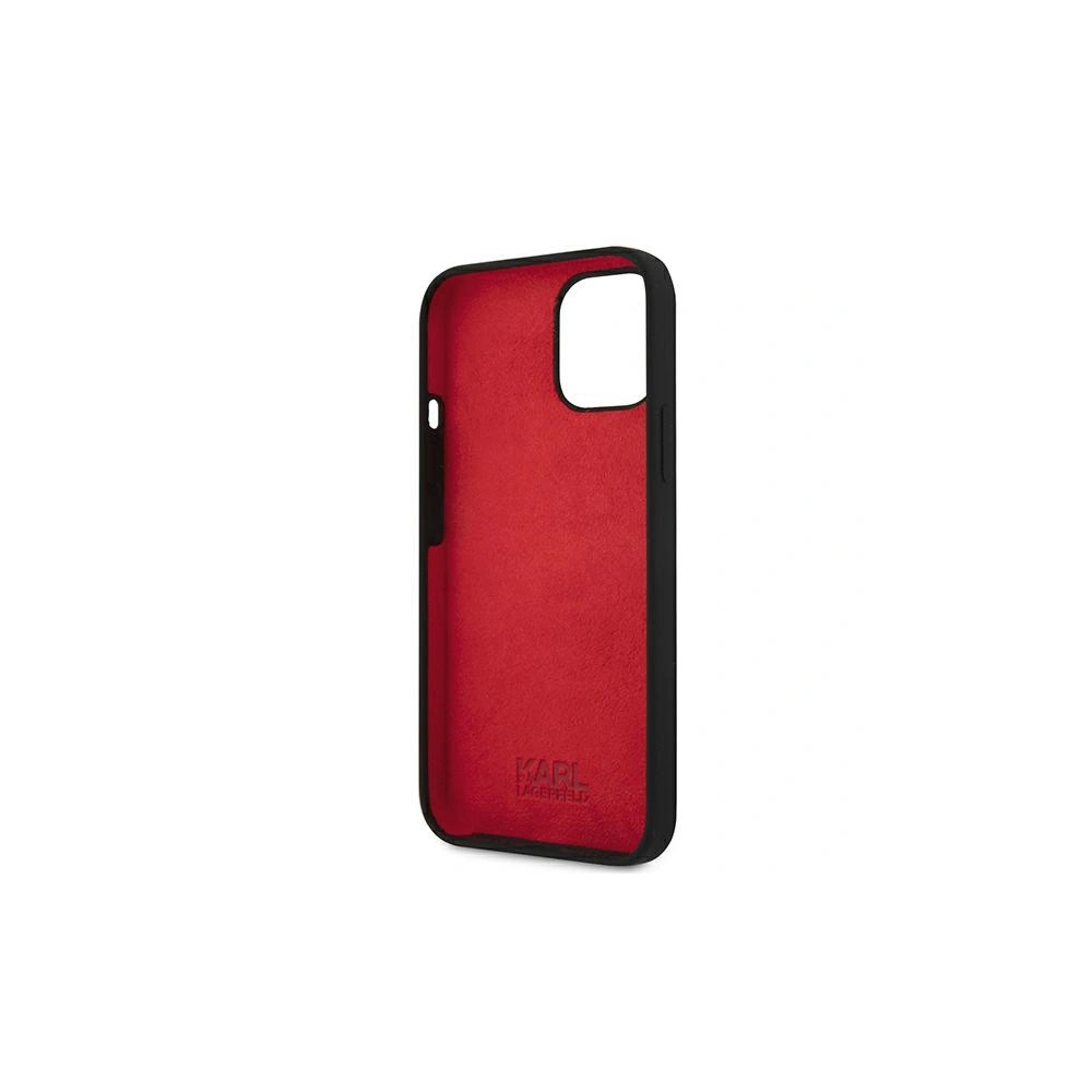 Hurtownia GSM - Etui Karl Lagerfeld KLHCP13MSLKLRBK Apple iPhone 13 Silicone Stack Logo černý/black - KLD675BLK - {ean13} - Hurt