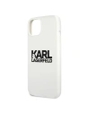 Hurtownia GSM - Etui Karl Lagerfeld KLHCP13MSLKLWH Apple iPhone 13 Silicone Stack Logo biały/white - KLD676WHT - {ean13} - Hurt
