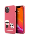 Etui Karl Lagerfeld KLHCP13MSSKCP Apple iPhone 13 hardcase różowy/pink Silicone Karl & Choupette