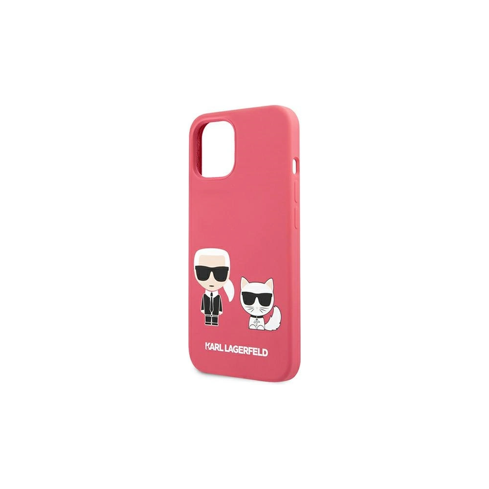 Wholesale Karl Lagerfeld KLHCP13MSSKCP Apple iPhone 13 hardcase pink Silicone Karl & Choupette - KLD677PNK - {ean13} - Hurt