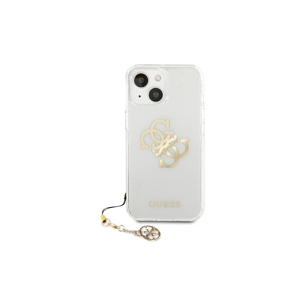 Hurtownia GSM - Etui Guess GUHCP13MKS4GGO Apple iPhone 13 Transparent hardcase 4G Gold Charms Collection - GUE1316CL - {ean13} - Hurt