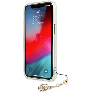 Etui Guess GUHCP13MKS4GGO Apple iPhone 13 Transparent hardcase 4G Gold Charms Collection
