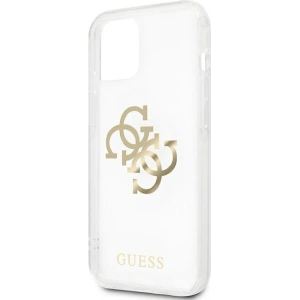 Etui Guess GUHCP13MKS4GGO Apple iPhone 13 Transparent hardcase 4G Gold Charms Collection