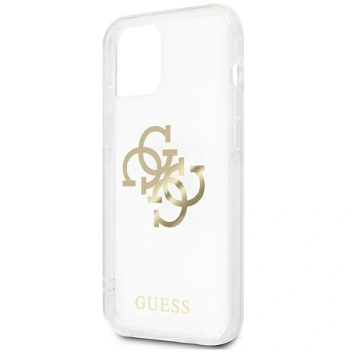 Etui Guess GUHCP13MKS4GGO Apple iPhone 13 Transparent hardcase 4G Gold Charms Collection