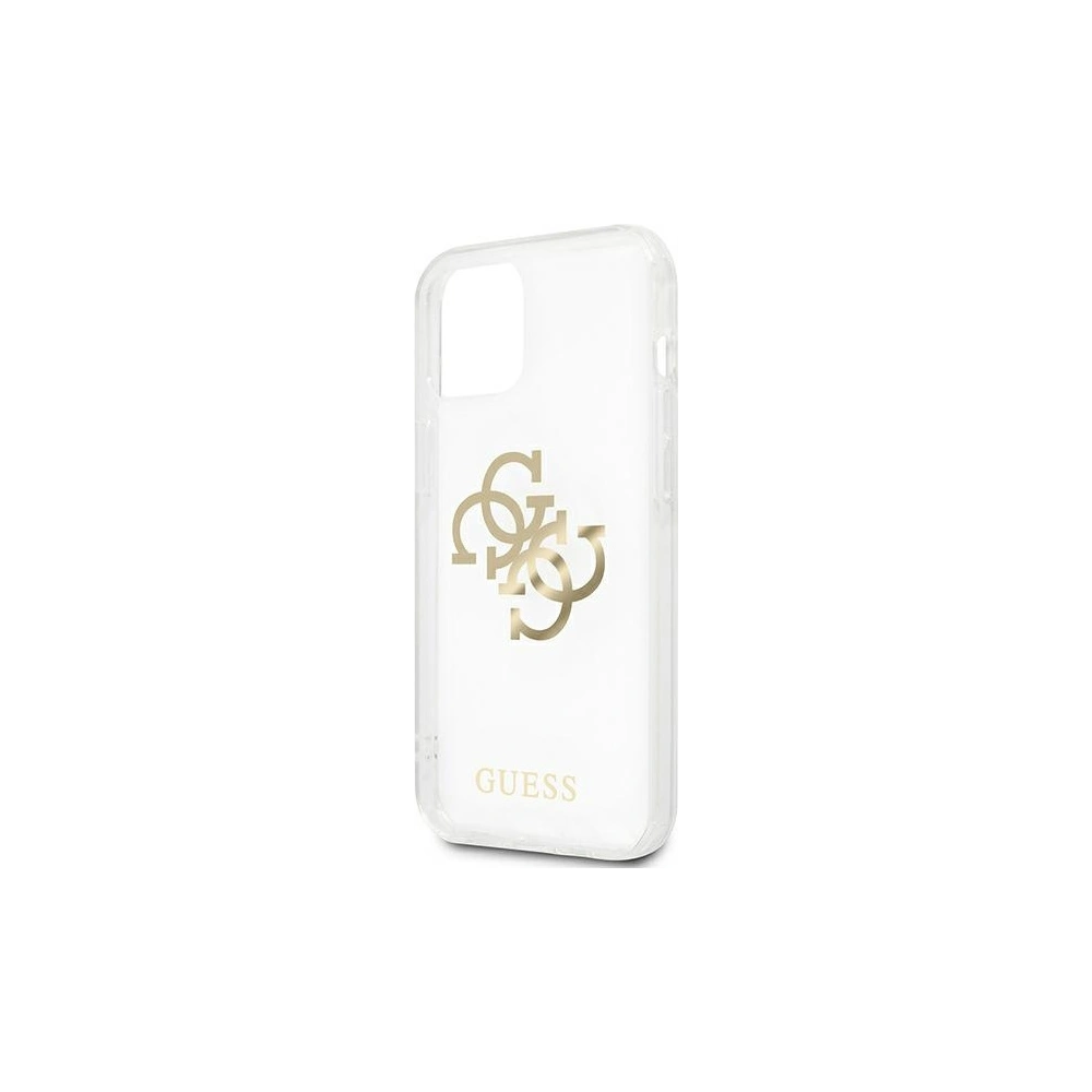 Wholesale Guess GUHCP13MKS4GGO Apple iPhone 13 Transparent hardcase 4G Gold Charms Collection - GUE1316CL - {ean13} - Hurt