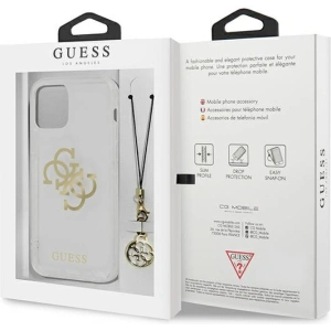 Etui Guess GUHCP13MKS4GGO Apple iPhone 13 Transparent hardcase 4G Gold Charms Collection