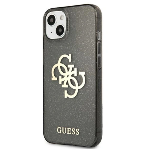 Etui Guess GUHCP13MPCUGL4GBK Apple iPhone 13 czarny/black hard case Glitter 4G Big Logo