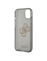Wholesale Guess GUHCP13MPCUGL4GBK Apple iPhone 13 black hard case Glitter 4G Big Logo - GUE1317BLK - {ean13} - Hurt