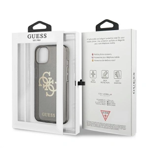 Etui Guess GUHCP13MPCUGL4GBK Apple iPhone 13 czarny/black hard case Glitter 4G Big Logo