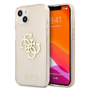 Etui Guess GUHCP13MPCUGL4GGO Apple iPhone 13 złoty/gold hard case Glitter 4G Big Logo