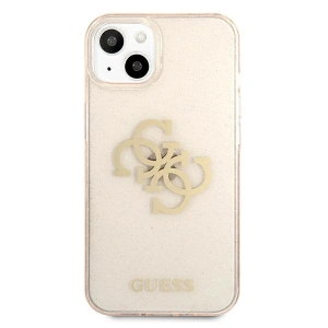 Etui Guess GUHCP13MPCUGL4GGO Apple iPhone 13 złoty/gold hard case Glitter 4G Big Logo