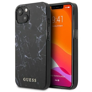 Etui Guess GUHCP13MPCUMABK Apple iPhone 13 czarny/black hardcase Marble