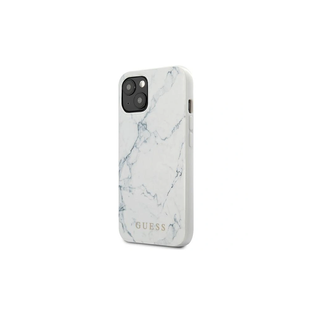 Hurtownia GSM - Etui Guess GUHCP13MPCUMAWH Apple iPhone 13 bílý/white hardcase Marble - GUE1320WHT - {ean13} - Hurt