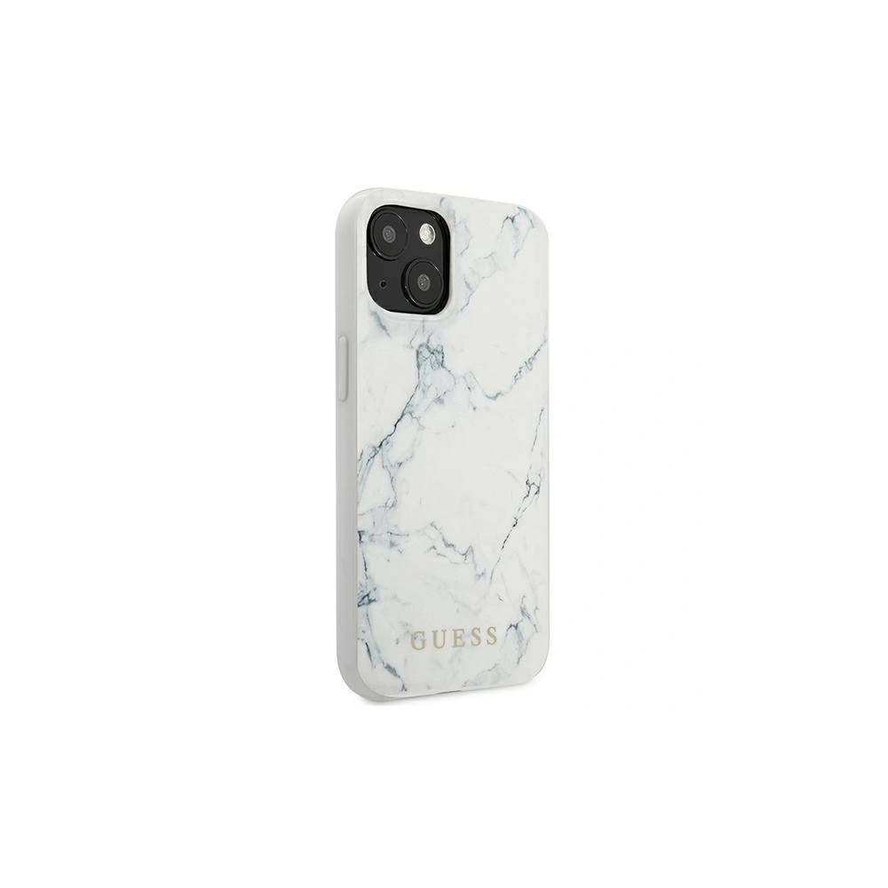 Hurtownia GSM - Etui Guess GUHCP13MPCUMAWH Apple iPhone 13 bílý/white hardcase Marble - GUE1320WHT - {ean13} - Hurt