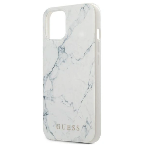 Etui Guess GUHCP13MPCUMAWH Apple iPhone 13 biały/white hardcase Marble