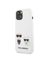 Hurtownia GSM - Etui Karl Lagerfeld KLHCP13MSSKCW Apple iPhone 13 hardcase biały/white Silicone Karl & Choupette - KLD678WHT - {ean13} - Hurt