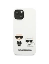 Hurtownia GSM - Etui Karl Lagerfeld KLHCP13MSSKCW Apple iPhone 13 hardcase biały/white Silicone Karl & Choupette - KLD678WHT - {ean13} - Hurt