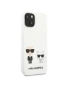 Hurtownia GSM - Etui Karl Lagerfeld KLHCP13MSSKCW Apple iPhone 13 hardcase biały/white Silicone Karl & Choupette - KLD678WHT - {ean13} - Hurt
