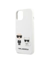 Hurtownia GSM - Etui Karl Lagerfeld KLHCP13MSSKCW Apple iPhone 13 hardcase biały/white Silicone Karl & Choupette - KLD678WHT - {ean13} - Hurt