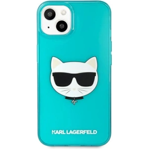 Hurtownia GSM - Case Karl Lagerfeld KLHCP13SCHTRB Apple iPhone 13 mini blau/hardcase Glitter Choupette Fluo - KLD679BLU - {ean13} - Hurt