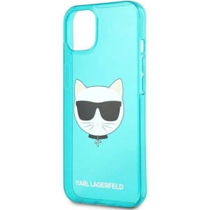 Hurtownia GSM - Case Karl Lagerfeld KLHCP13SCHTRB Apple iPhone 13 mini blau/hardcase Glitter Choupette Fluo - KLD679BLU - {ean13} - Hurt