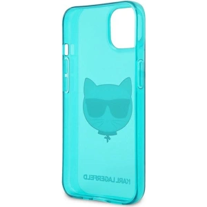 Hurtownia GSM - Case Karl Lagerfeld KLHCP13SCHTRB Apple iPhone 13 mini blau/hardcase Glitter Choupette Fluo - KLD679BLU - {ean13} - Hurt
