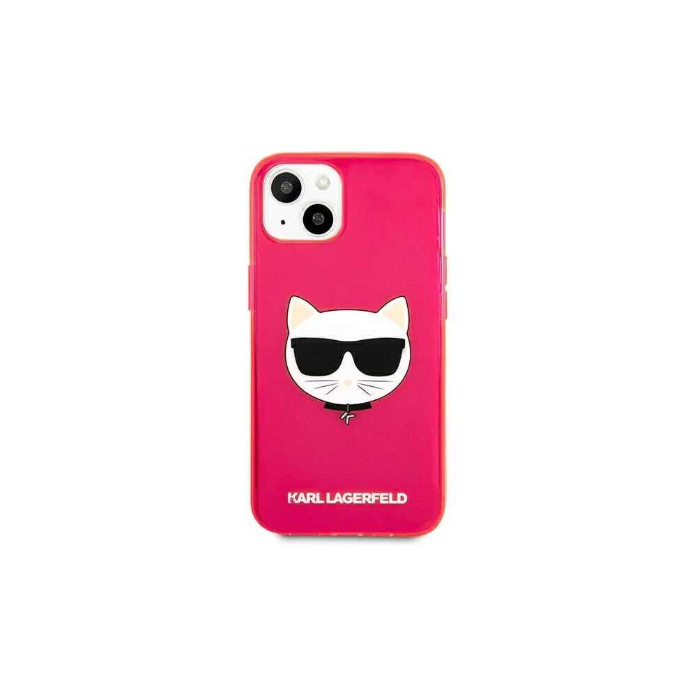 Hurtownia GSM - Etui Karl Lagerfeld KLHCP13SCHTRP Apple iPhone 13 mini růžový/pink hardcase Glitter Choupette Fluo - KLD681PNK - {ean13} - Hurt