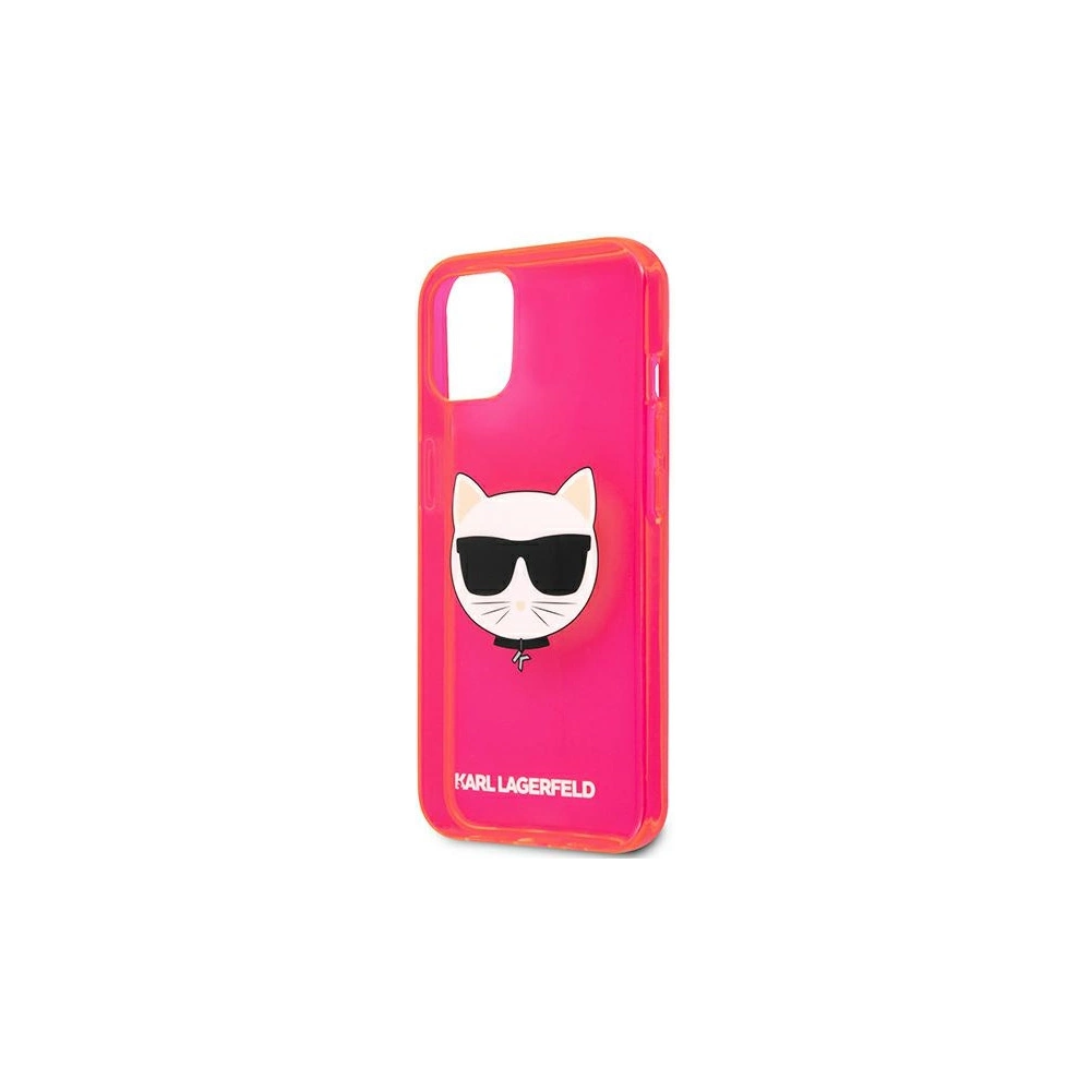 Hurtownia GSM - Etui Karl Lagerfeld KLHCP13SCHTRP Apple iPhone 13 mini růžový/pink hardcase Glitter Choupette Fluo - KLD681PNK - {ean13} - Hurt