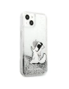 Hurtownia GSM - Etui Karl Lagerfeld KLHCP13SGCFS Apple iPhone 13 mini stříbrný/silver hardcase Liquid Glitter Choupette Fun - KLD682SLV - {ean13} - Hurt