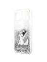 Wholesale Karl Lagerfeld KLHCP13SGCFS Apple iPhone 13 mini silver hardcase Liquid Glitter Choupette Fun - KLD682SLV - {ean13} - Hurt