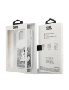 Hurtownia GSM - Etui Karl Lagerfeld KLHCP13SGCFS Apple iPhone 13 mini srebrny/silver hardcase Liquid Glitter Choupette Fun - KLD682SLV - {ean13} - Hurt