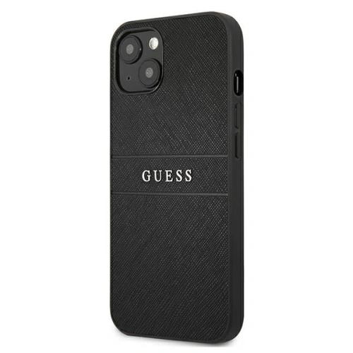 Etui Guess GUHCP13MPSASBBK Apple iPhone 13 czarny/black Saffiano Strap