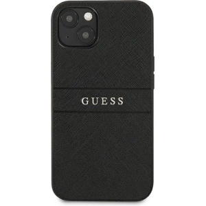 Etui Guess GUHCP13MPSASBBK Apple iPhone 13 czarny/black Saffiano Strap